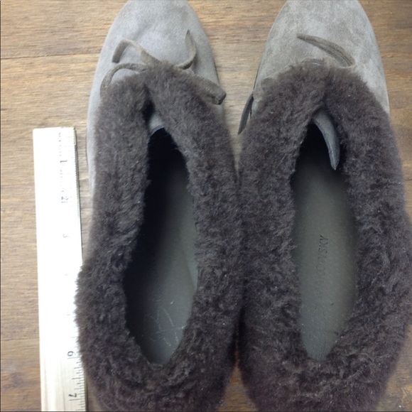 B. Makowsky Tan Suede & Brown Fur Wedge Booties - Picture 8 of 8